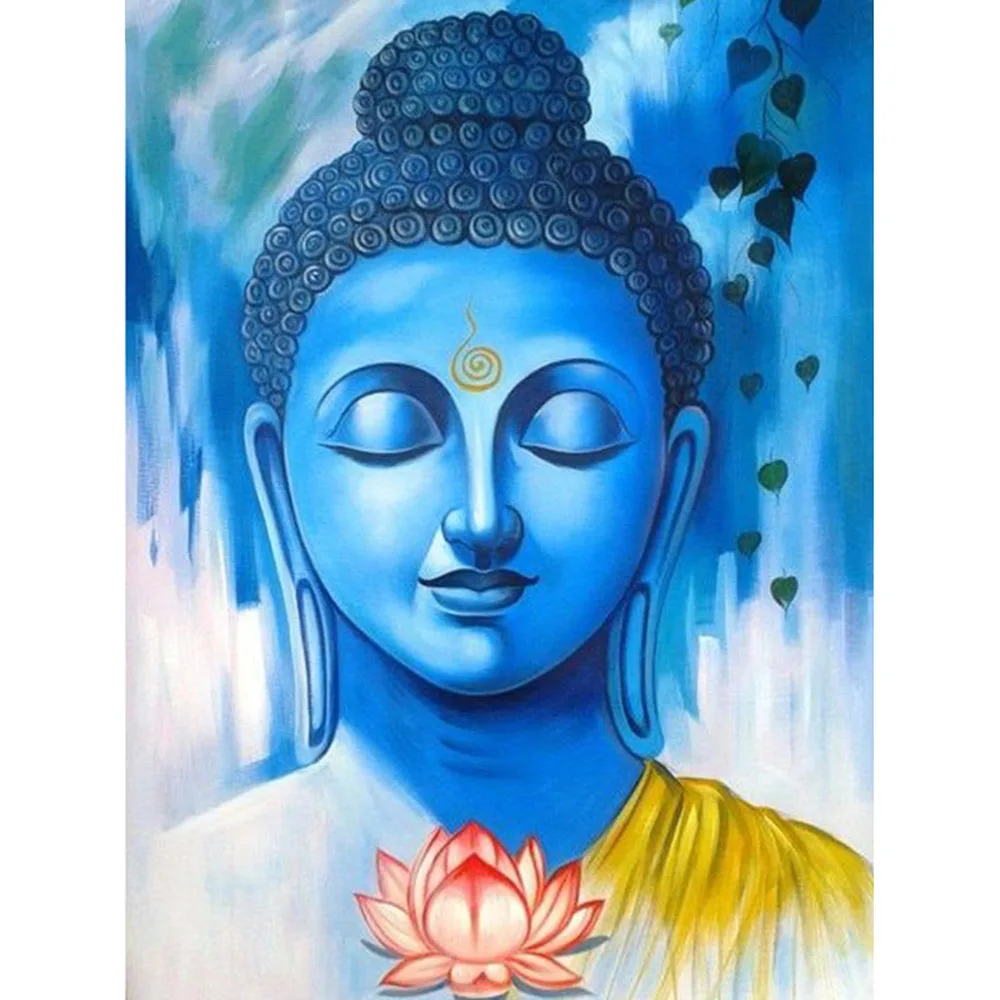 Home-decoration-DIY-5D-full-square-diamond-diamond-embroidery-Religious-Buddha-statue-cross-stitch-resin-hobby