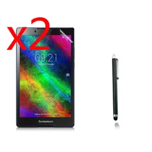 2x пленки+ 2x ткань+ 1x Стилус, антибликовый Матированный экран протектор пленка матовая охранники для Lenovo Tab 2 TAB2 a8-50f A8-50LC планшет
