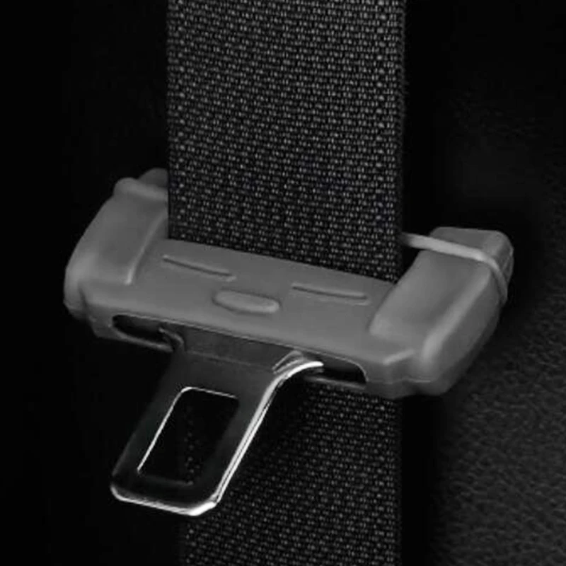 Car Safety Belt Buckle Silicon Protector Anti-Scratch Seat Belt Buckle Clip Interior Accessories for BMW VW Audi Toyota