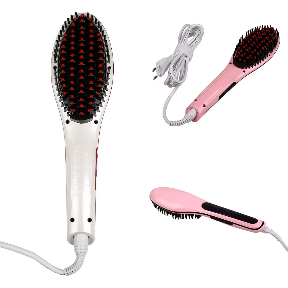 

Electric Comb Hair Straighteners Brush Ceramics