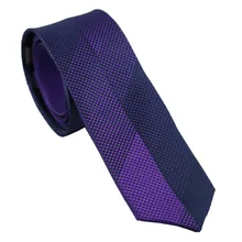 Coachella Галстуки фиолетовый пледы в полоску Панель Дизайн галстук микрофибры узкий галстук 6 см