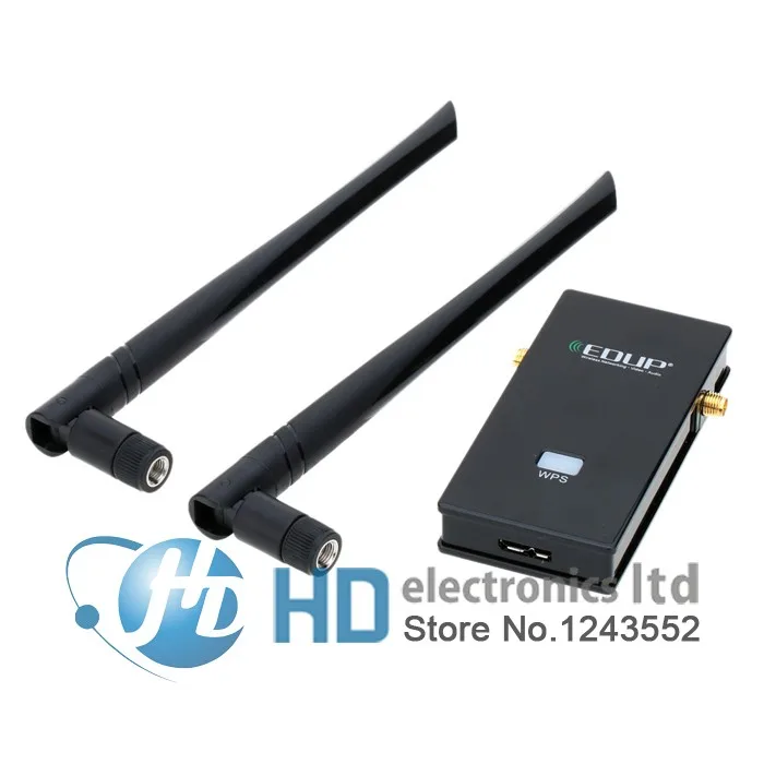 EDUP Dual Band 2.4 ГГц 5 ГГц 802.11ac 1200 Мбит/с IEEE 802.11 a/b/g/n/ AC Беспроводной Wi-Fi usb-адаптер сетевой карты с антеннами + кабель