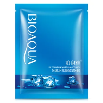

BIOAQUA Ice Fountain Whitening Face Mask Cooling Hydrating Moisturizing Brighten Skin Toner for Woman/Man Winter Skin Care