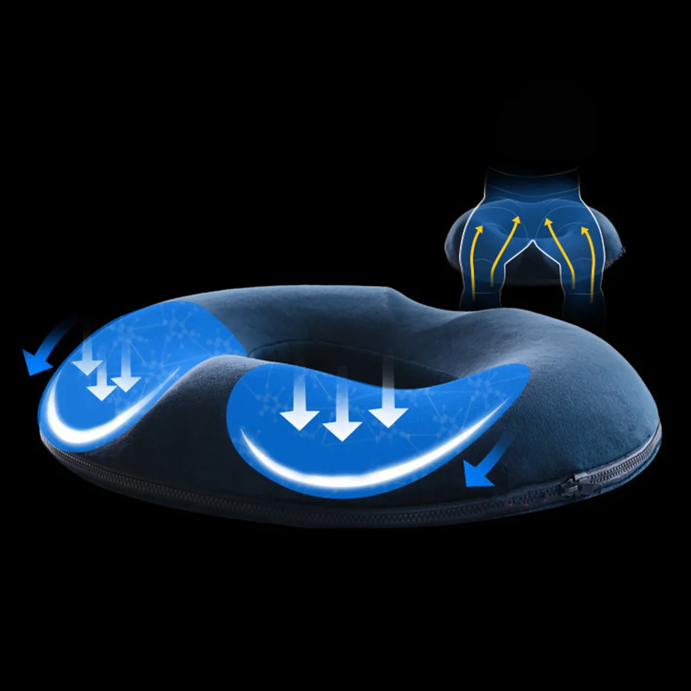 وسادة فوم للإغاثة من ألام الظهر لوسادة المقعد يساعد مع النسا آلام الظهر الخاص بك كرسي مكتب 45*41*7
