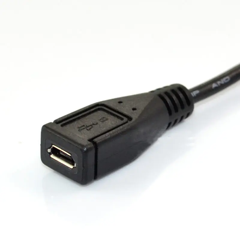 Высококачественный практичный черный адаптер USB 2 0 Mini 5 Pin папа Micro мама|Кабели для