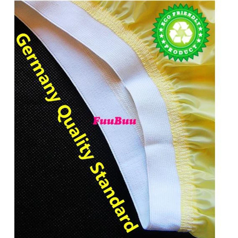 FUUBUU2207-Yellow-L-1PCS широкие эластичные штаны Подгузники Для Взрослых не одноразовые подгузники пластиковые подгузники шорты из ПВХ
