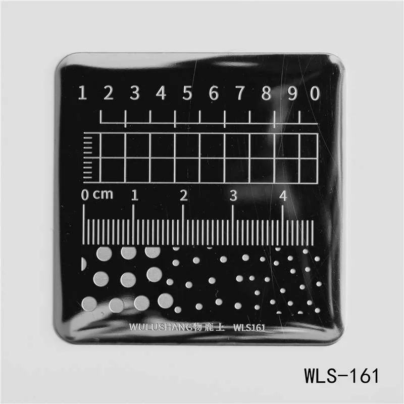 Пластины для штамповки ногтей WULUSHANG квадратный лак atr шаблон пластины для ногтей 6*6 см дизайн ногтей изображения Konad печати штампы маникюрные красоты - Цвет: WLS161