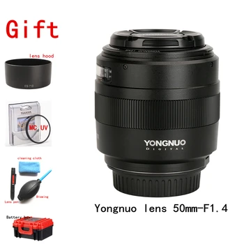 

YONGNUO YN50mm F1.4 Standard Prime Lens Large Aperture Auto Focus (AF)/Manual Focus (MF) 50mm Lens for Canon EOS Camera