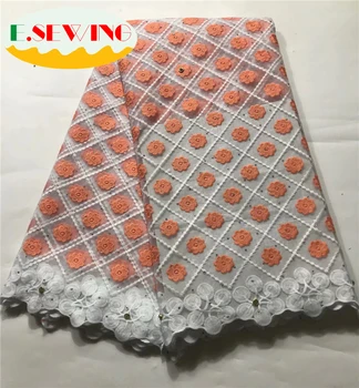 

Peach Color French Tulle Lace Fabric African Stones Lace DIY Net Lace Embroidery Nigeria Lace Fabric for Wedding