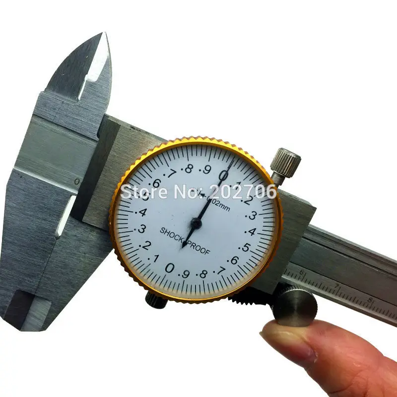 150 мм(6 дюймов) точность штангенциркуль со шкалой штангенциркуль с циферблатом микрометр измерительный инструмент 0-150 мм