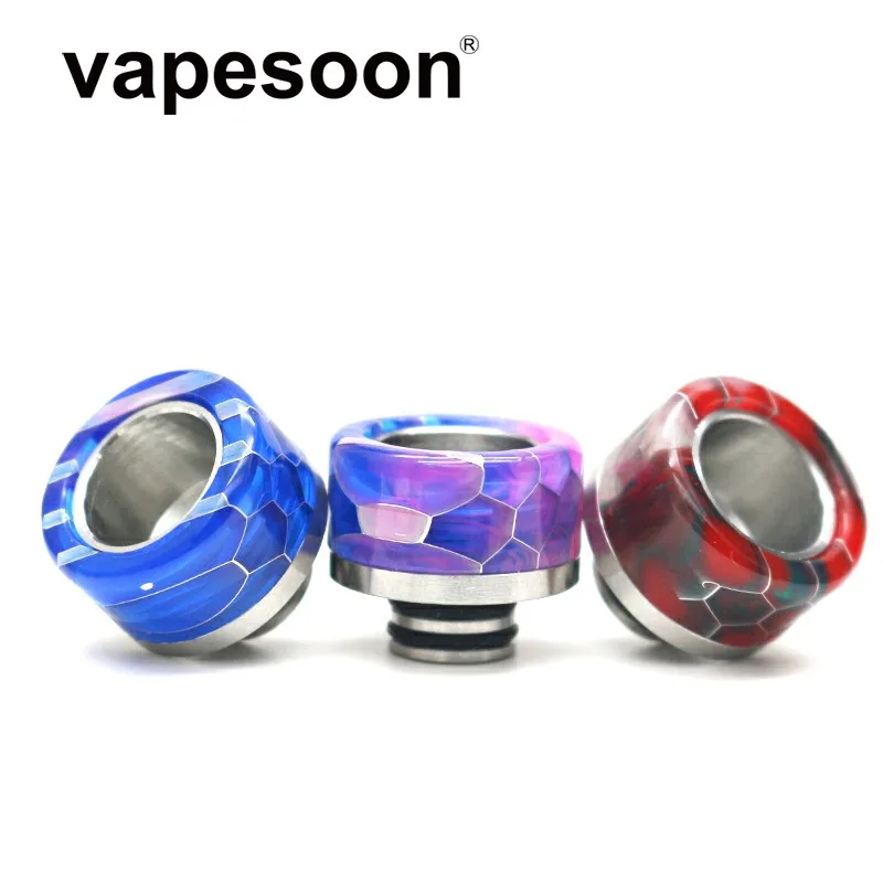 

vapesoon 510 snake resin + stainless steel material drip tip for 510 thread atomizer such as melo 3 mini 2ml melo3 atomizer