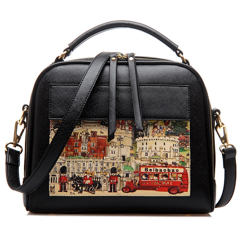 حقيبة يد خربش الأزياء النساء نموذج من المرأة حقيبة ساعي حقيبة كتف Crossbody حقيبة رب الأعلى مقبض حقيبة