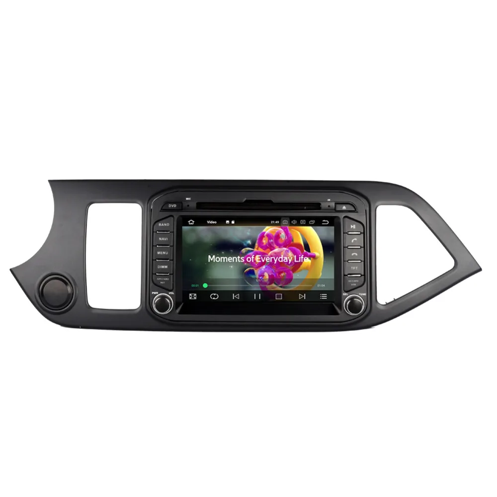 Discount 4G LTE 8 Inch Android 8.0 Octa Core Car DVD GPS Navigation For Kia Picanto Morning 2011-2016 Multimedia Player Head Unit WIFI 4G 4