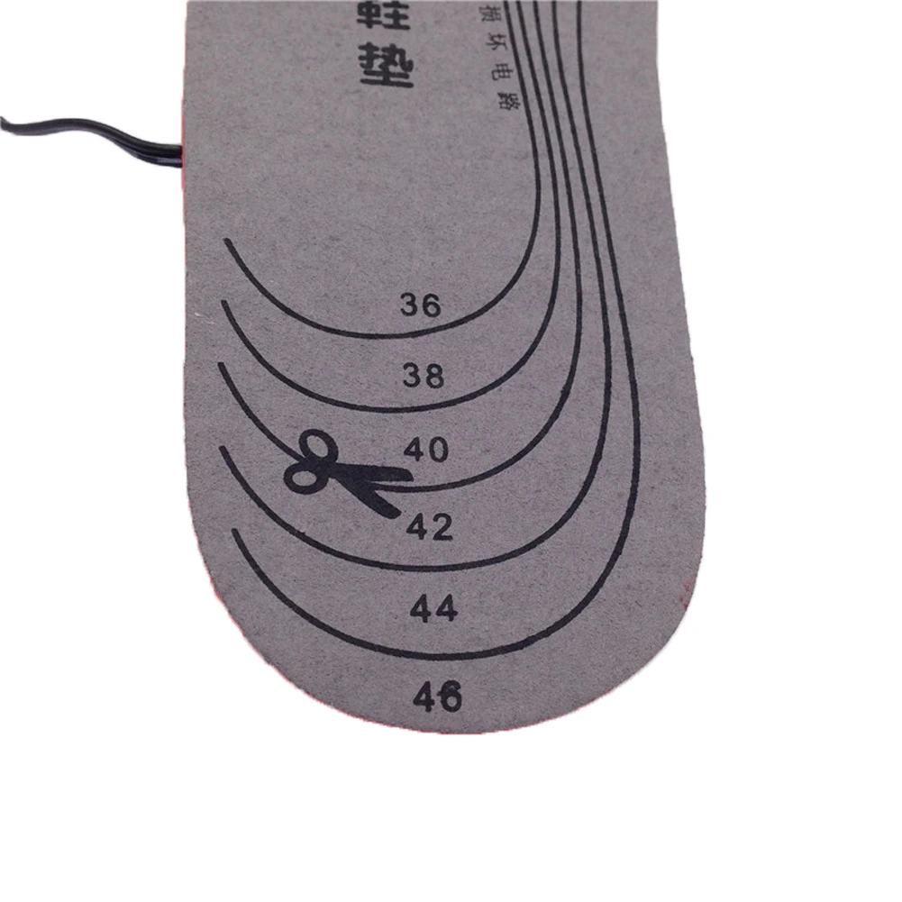 Открытый электрические стельки с подогревом перезаряжаемые батарея зима утепленная одежда нагреватель унисекс Стельки для обув