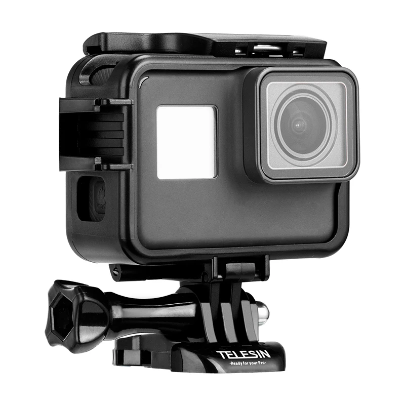 Защитная Вертикальная рама TELESIN, стандартная рамка для gopro hero 7 6 5 black gopro7 go pro 7, аксессуары