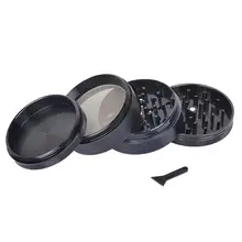 New 4 layer font b Smoke b font Grinders Aluminum Herbal Herb Tobacco Grinder Cigarette font