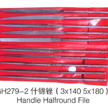 10 шт. полукруглая ручка файл 3*140 мм Алмазный игольчатый напильник комплект ювелирных изделий надфили для гравировки