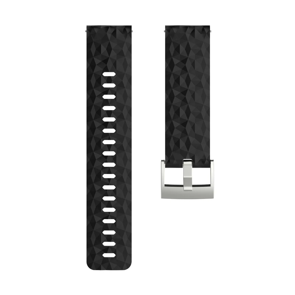 Силиконовый ремешок для часов SUUNTO 9 и Suunto Spartan Sport наручные часы HR Baro Смарт-часы наручный ремешок на замену - Цвет: Черный