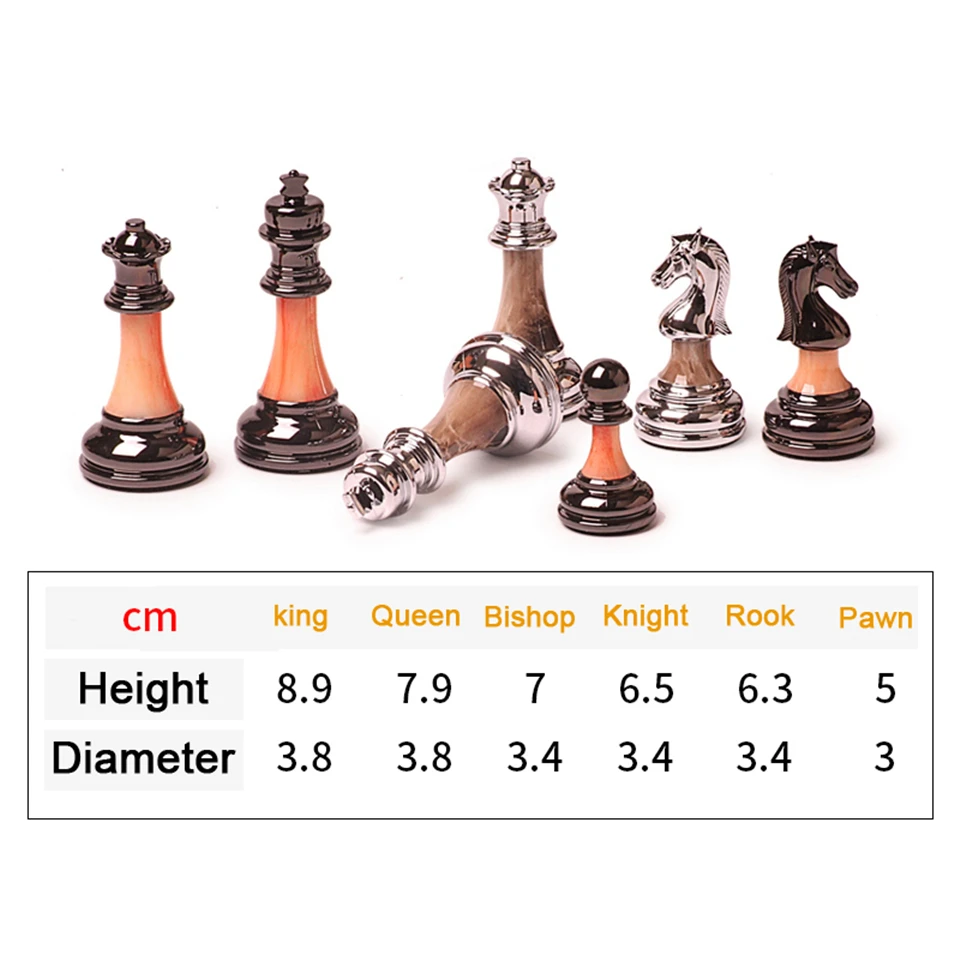 Набор пластиковых шахмат высокого класса подарок международные путешествия шахматная игра плесень складная деревянная шахматная доска ABS шахматные фигуры Chessman I58