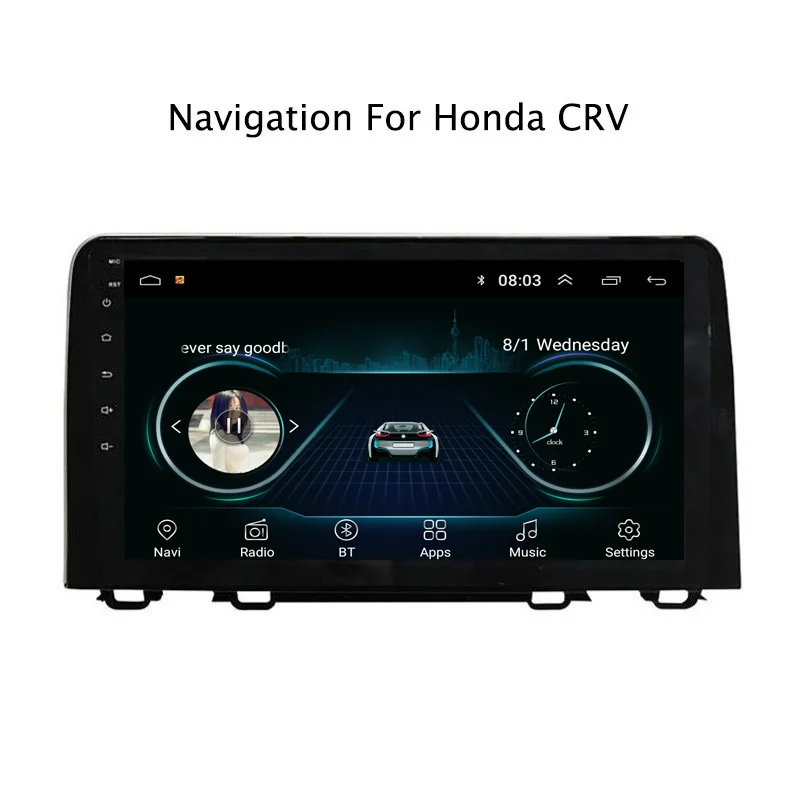 9 &quot2.5D IPS Android 8 1 автомобильный DVD GPS плеер для Honda CRV 2017 Радио стерео головное