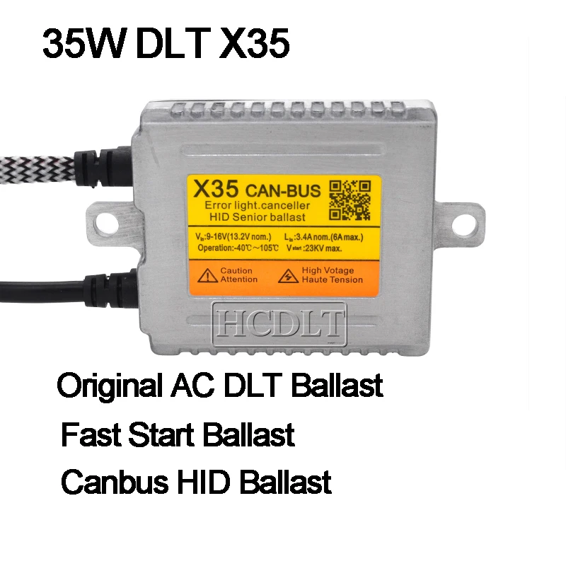 HCDLT Original DLT X35 35W Canbus HID Headlight Ballast AC 12V Fast Start Xenon Canbus HID Ballast For 35W Car Light Xenon Kit (6)