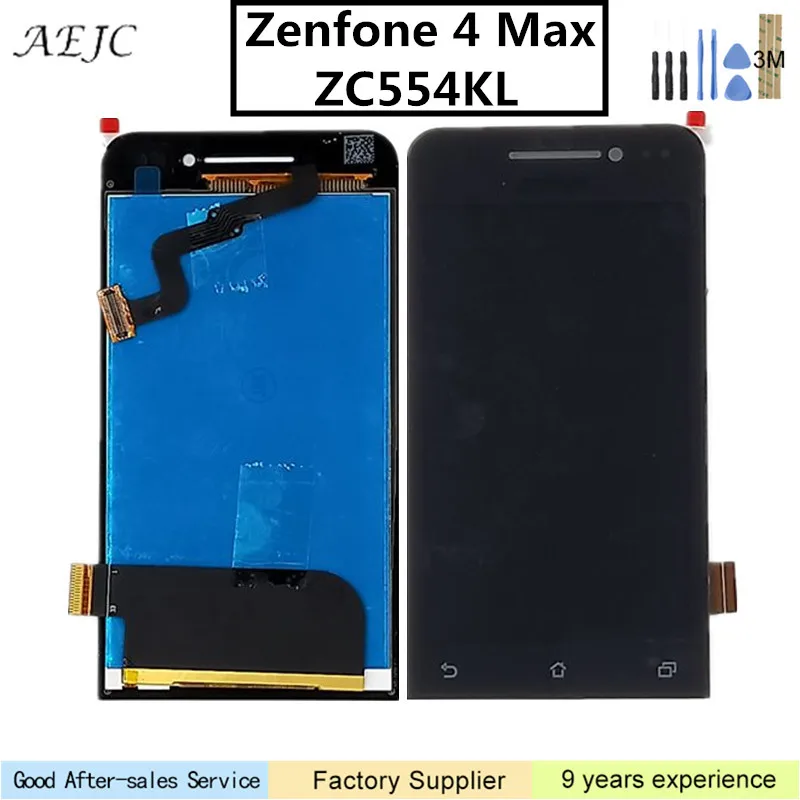 5 &quotдля ASUS Zenfone 4 Max ZC554KL ЖК-дисплей кодирующий преобразователь сенсорного экрана в