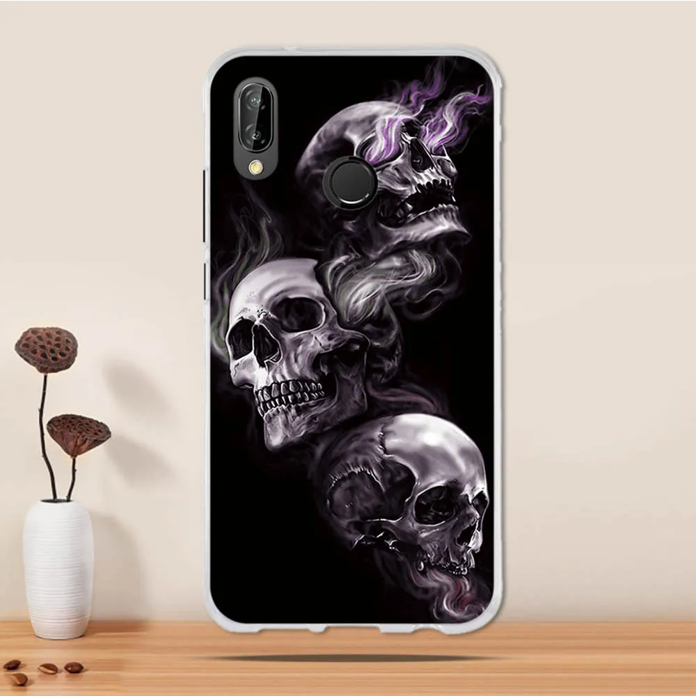 Чехол для Huawei P20 Lite силиконовый мягкий чехол из ТПУ телефона P 20 чехол|Бамперы| |