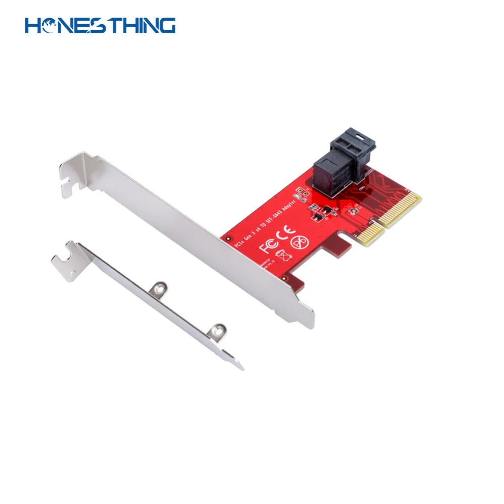 HonesThing PCIe to U.2 (SFF-8643) Gen 3 4 -Lane Card PCI Express to U.2 Converter M.2 NVME PCIe SSD Adapter Card 1