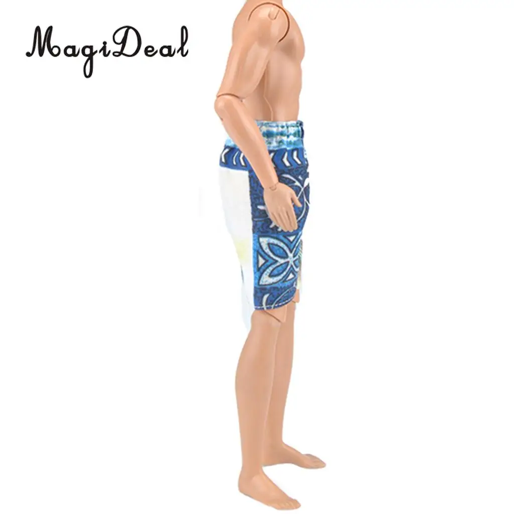 MagiDeal 2 Pieces Doll Clothes for 1/6 Scale 12 Inch Doll Summer Beach Short Pants Trousers Dress Up Clothes Accessories