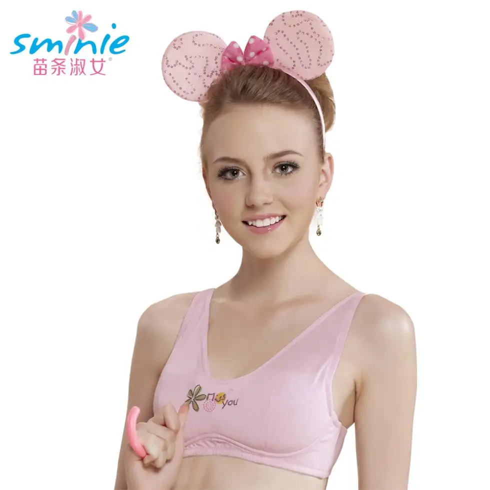 Sminie Bras For Girls Wireless Sports kids bra Underwear Girl Growth