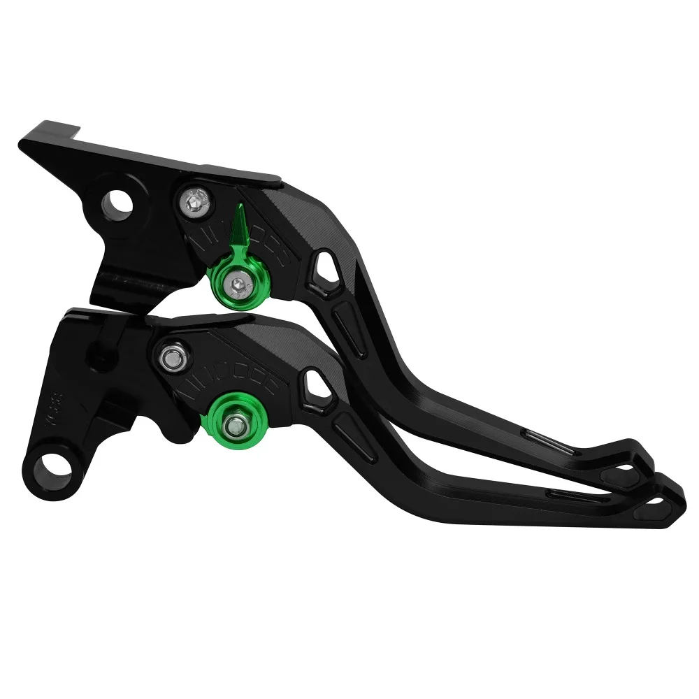 Мотоцикл CNC алюминиевый короткий регулируемый тормоз сцепления рычаги для Kawasaki