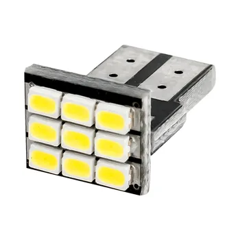 

100pcs T10 192 168 W5W 9 LED 1206 SMD Car marker light reading dome Lamps door lamp Auto Clearance Lights License Plate bulbs