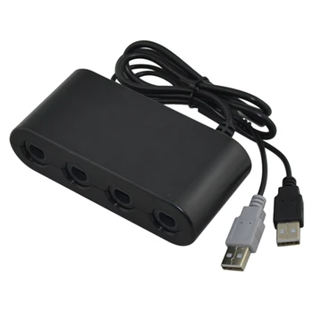 

10PCS a lot For GameCube/Wiiu 4 Ports G-C Controller Adapter Converter for Nintend/ Wii U