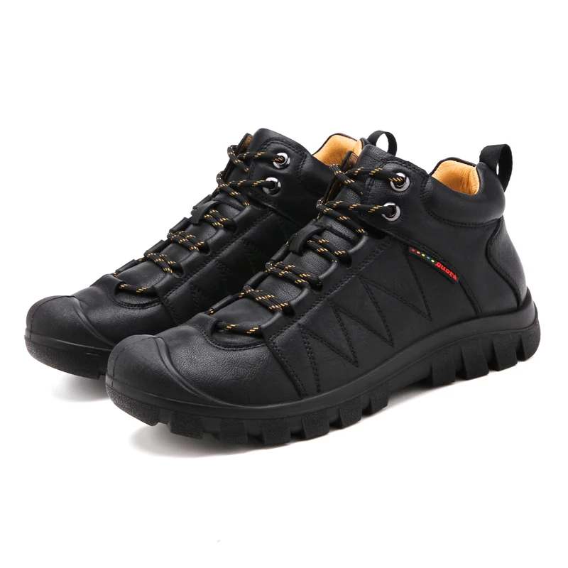 Qualité Souple Pour Randonnée Confortable En Marque Slip Mâle Adulte Black Et Vesonal Plein Sur Hommes Simple Air Cuir De Chaussures Y6gyf7b