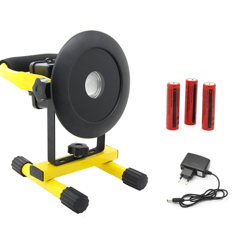 

Waterproof IP65 3 Models 30W LED Flood light Portable SpotLight Rechargeable Outdoor LED Work light+Charger+3x18650 Battery