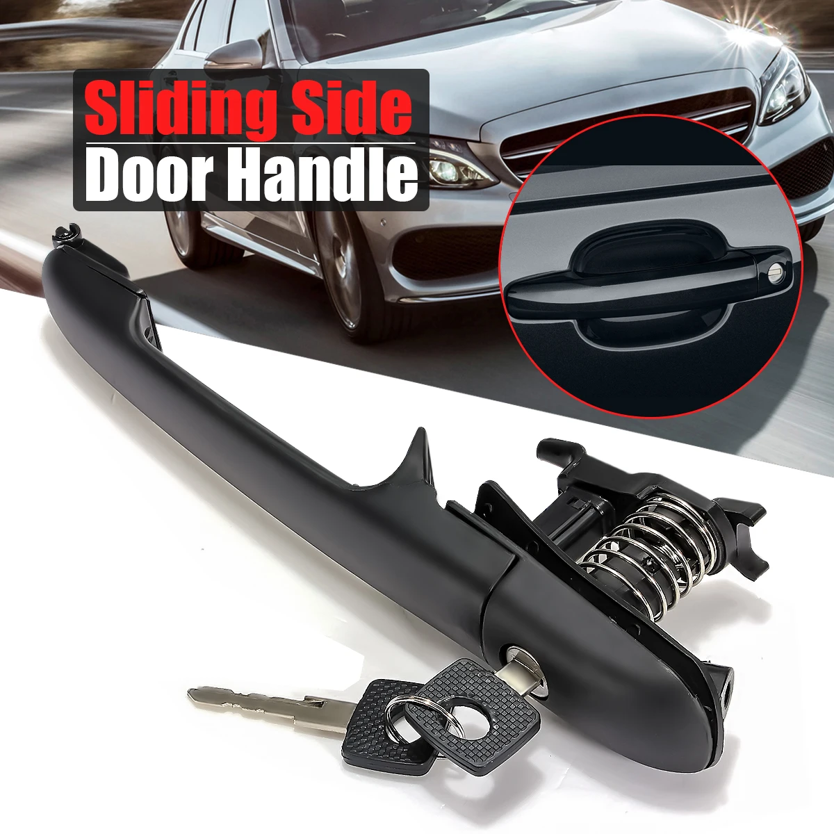 Buy Side Door Handle Barrel Lock w/ 2 keys for