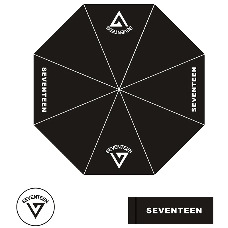 

[MYKPOP]SEVENTEEN Umbrella 3-Folded Momo Mina Tzuyu K-POP Fans Collection SA18082004