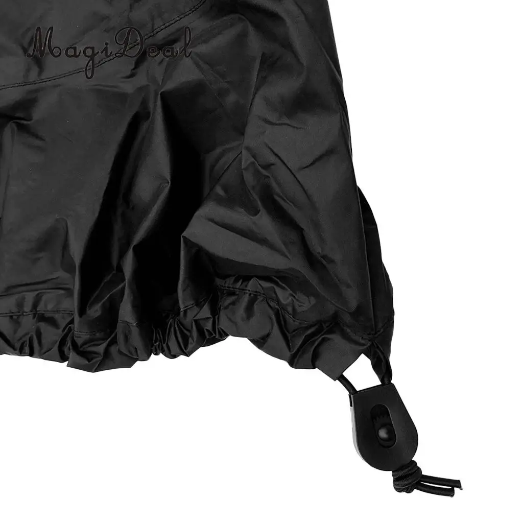 MagiDeal Spray Skirt Kayak Canoe Cockpit Deck Cover Sprayskirt Waterproof Storage Black Marine Water Sports Accessories S/M/L/XL