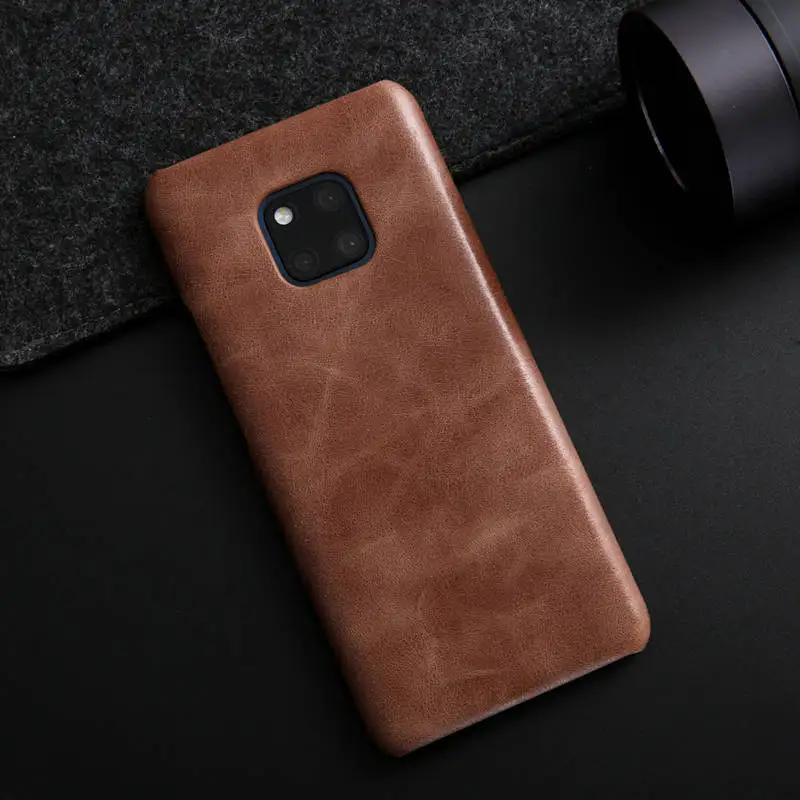 

Frosted Case For Huawei Mate 20 Pro Case Genuine Leather Back Cover Protector Coque For Huawei Mate 20/Mate 20Pro Case Fundas