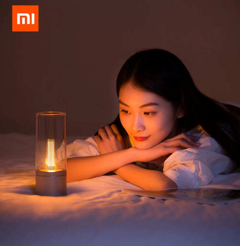 Горячий xiaomi YEE светильник Candela умный управляемый светодиодный Ночной светильник, атмосферный светильник для mi home app, комплекты для xiaomi Smart home