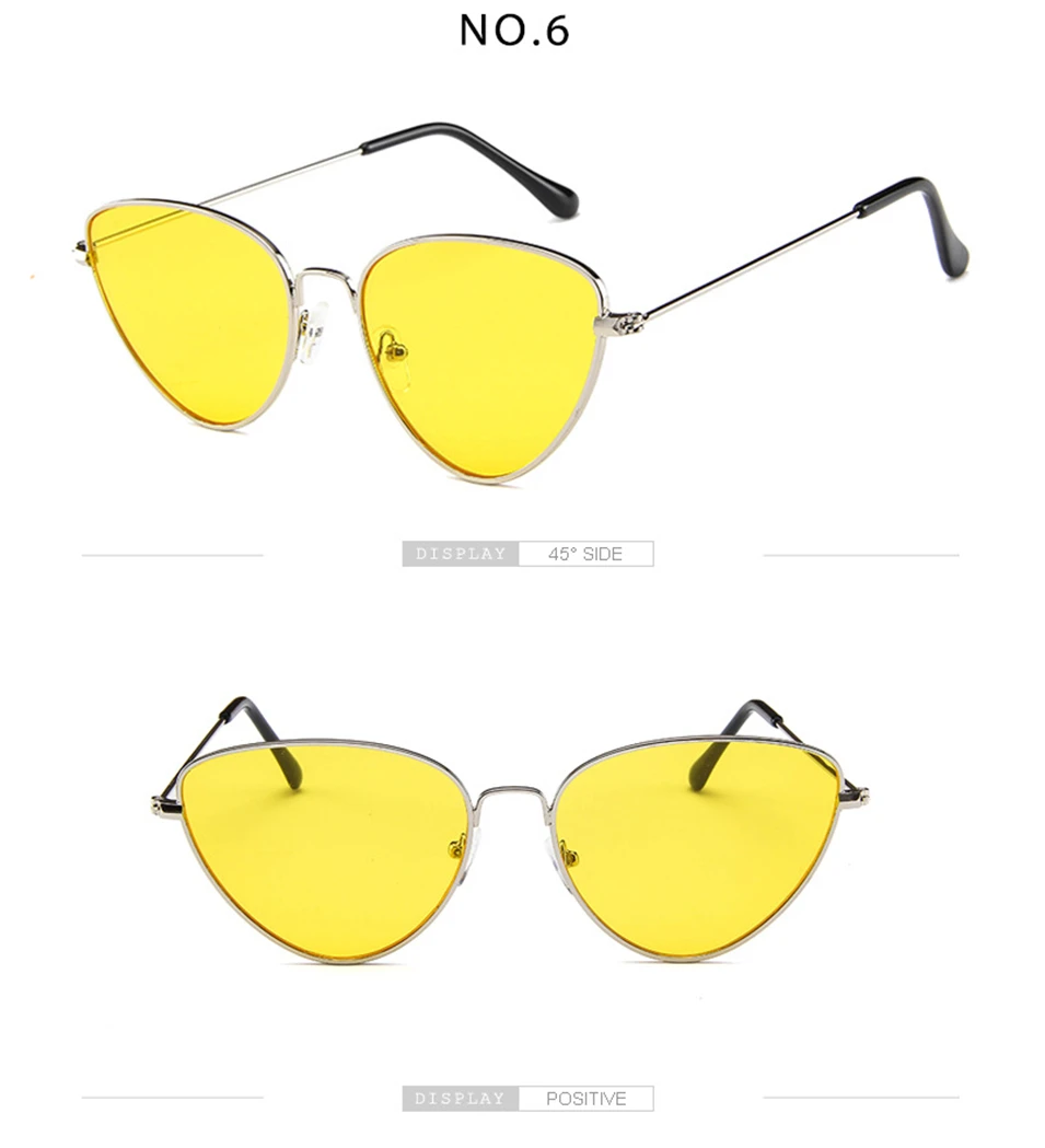 Кошачий глаз, солнцезащитные очки, женские очки, оправа, металлическая, Ретро стиль, солнцезащитные очки, фирменный дизайн, очки, Ретро стиль, зеркальные, солнцезащитные очки для женщин