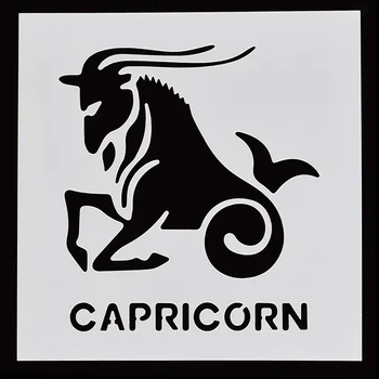 

1PCS Constellations Shaped Capricorn Reusable Stencil Airbrush Painting Art DIY Home Decor Scrap booking Album Crafts