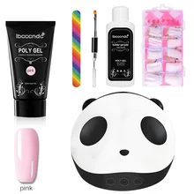 Набор для нейл-арта, Сушилка для ногтей, наращивание ногтей, полигель, накладные ногти, советы, файл, набор кистей