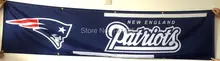 New England Patriots Flagge 240X60 CM Banner 100D Polyester 2X8 FT flagge messing ösen 001, freies verschiffen