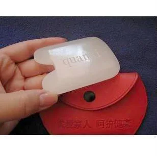 

Free Shipping SLIDE GUASHA BOARD made of China White Jade guasha tool