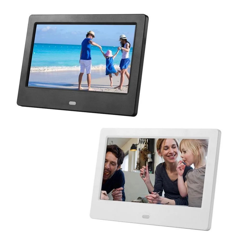 7 inch TFT LCD Multi function Wide Screen Desktop Digital Photo Frame
