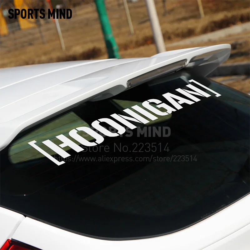 

Sports Mind Hoonigan Car Stickers Decal Car-Styling For Ford Focus 2 Honda Mazda Audi Mercedes Volkswagen Toyota Car Accessories