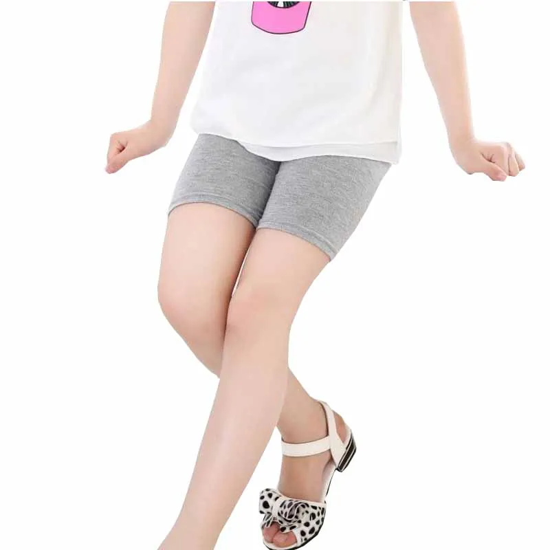 

Ywstt Hot sale New girls summer Bamboo fiber short leggings lace safety 5 minutes of pants sport short legging fitness trouses