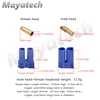 EC5 5mm macho-hembra tipo conector de batería de oro conector de batería bala macho resistencia 40A EC5 soldable ► Foto 2/5