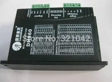 

Leadshine DM860 2-Phase Digital Stepper Drive of 20 - 80 VDC Input Voltage and 2.4 - 7.2A Output Current